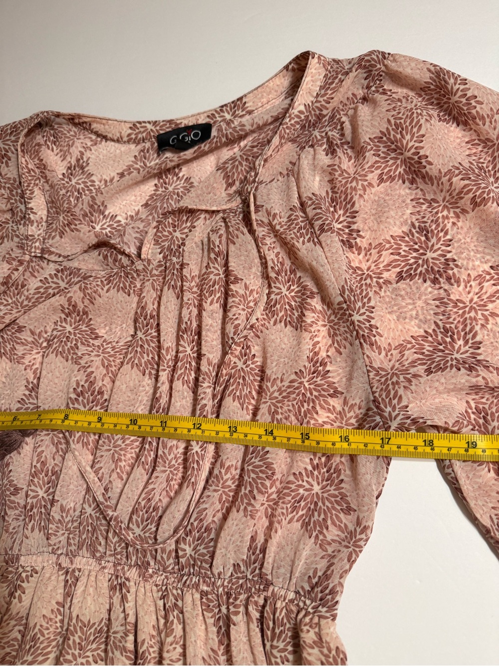 GiGio Peasant Boho Style Dress Size Medium - Picture 2 of 6